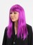 Fuşya Renk Peruk 4