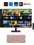 Akıllı TV 27'' 70 Ekran Wi-Fi Bağlantı Apple-Android Kablosuz Görüntü Aktarım Akıllı TV-Monitör 4ms 60hz 1920 x 1080 FullHD -HDR10 Slim Monitör TV-Logitech Kablosuz Klavye 1