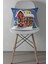 Noel Yılbaşı Desenli Kırmızı Kırlent Kılıfı,merry Christmas,yeni Yıl,yılbaşı si 43X43,NOEL 1