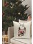 Yılbaşı Temalı Kırlent Kılıfı / Noel - Christmas Cushion Cover (Çift Taraflı Baskılı-Gizli Fermuar) 2