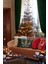 2'li Pamuklu Kanvas Kırlent Yastık Kılıfı 50X50 cm 2 Adet Noel Yeniyıl Yılbaşı Temalı Dekorasyon 1
