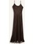 Slim Fit Dar Kesim Leopar Desenli Viskon Askılı Maxi Abiye Elbise E2978AX24WN 1