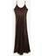 Slim Fit Dar Kesim Leopar Desenli Viskon Askılı Maxi Abiye Elbise E2978AX24WN 3
