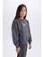 Kız Çocuk Disney Mickey Mouse &Friends Oversize Geniş Kalıp Kapüşonlu Sırt Baskılı Sweatshirt D4378A824WN 5