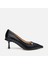 01AYH298040A100 HAKIKI Deri Siyah Kadın Stiletto 1