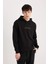 Regular Fit Kapüşonlu Sırt Baskılı Sweatshirt E3204AX24WN 5
