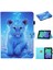iPad 2024 Mini 6 Için Renkli Çizim Deri Tablet Kılıfı (Yurt Dışından) 1
