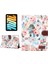 iPad Mini 6 Mini 2024 Için Çiçek Kumaş Desenli Deri Tablet Kılıfı (Yurt Dışından) 1