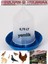 075 ml Civciv ,kuş ,tavuk Yemliği Şeffaf 1. Kalite Plastik 2