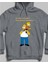 Baba Sen En Iyisin! Kapüşonlu Sweatshirt Koyu Gri 1