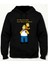 Baba Sen En Iyisin! Kapüşonlu Sweatshirt Koyu Gri 4