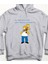 Baba Sen En Iyisin! Kapüşonlu Sweatshirt Koyu Gri 6