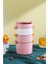 Bento Lunch Box Ofis-Okul Için Yeni Nesil Sefer Tası 3 Katlı Büyük Boy Çelik FF545 (Yurt Dışından) 1