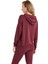 Kadın Sweatshirt 51640 - Bordo 2