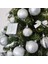 Yılbaşı Çam Ağacı Süsü 30 Parça Lüks Gümüş Noel Süsü 4
