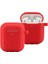 Airpods Için 1/2 (Kırmızı) Kulaklık Yumuşak Silikon Kılıf (Kırmızı) (Yurt Dışından) 1