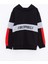 Lcw Kids Siyah Kapüşonlu Baskılı Uzun Kollu Erkek Çocuk Sweatshirt 1