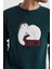 Lazy Nakışlı Erkek Pijama Sweatshirt 2