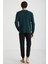 Lazy Nakışlı Erkek Pijama Sweatshirt 3