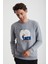 Lazy Nakışlı Erkek Pijama Sweatshirt 2