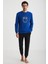 Time Saat Nakışlı Pijama Sweatshirt 1