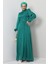 Biray Tesettür Elbise Yeşil 2