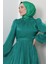 Biray Tesettür Elbise Yeşil 5