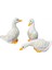 3x Dekor Heykelleri Minyatür Dekorasyonları Ördek Figürleri (Yurt Dışından) 1