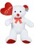 Legosh 110 cm Balonlu Beyaz Bobo Peluş Ayıcık 1