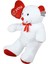 Legosh 110 cm Balonlu Beyaz Bobo Peluş Ayıcık 2