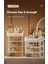 Üç Katı Kozmetik Saklama Kutusu, Masaüstü Depolama, Toz Geçirmez, Hafif Lüks Cilt Bakım Ürünleri, Yüz Maskeleri, Rujlar, Sınır Ötesi Plastik Saklama Rafları (Yurt Dışından) 4