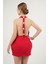 Inci Dress Sırt Dekolteli Mini Elbise 4