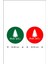 Mutlu Yıllar Sticker Etiket 4cm- 40ADET 1