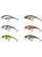 3D Sticklebait Twitch 4.5cm 4 gr Sahte Balık Ayu Green Silver 1