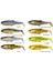 Craft Cannibal Paddletail 8.5 cm 7 gr Sahte Balık Olive Silver Smolt 2