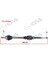 Komple Aks Sağ P301-ELYSEE 12- 1.6 Hdı 889MM 1