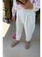 Havuç Paça Pantolon Beyaz 2