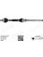 Ön Aks Komple Sag Volvo XC60 I 10 15 D3-D4-T5-T6 XC60 Iı 15 D4 Otomatik Şanzıman 8 Vites 1