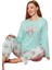 Kadın 2 Iplik Genç Uzun Kol Kışlık Pijama Takım 373 1