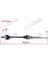 Komple Aks Sağ Scudo-Expert-Jumpy 1.9d 96-06 Abs Li 48DİŞ 938MM 1