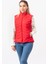 V Desenli Slim Fit Dik Yaka Modern Kadın Yelek 3