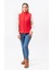 V Desenli Slim Fit Dik Yaka Modern Kadın Yelek 4