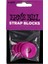 Ernıe Ball P05618 Strap Blocks 4pk Purple 1