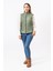 V Desenli Slim Fit Dik Yaka Modern Kadın Yelek 4