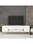 DEKOLP4CT Tv Sehpası Beyaz-Altın 1
