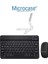 Samsung Galaxy Tab S10+ S10 Plus Tablet Için Türkçe Bluetooth Klavye+Mouse+Tablet Standı-Siyah AL8126 2