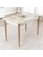 Pinotex Ayaklı Kaliteli Mdf Sabit Yemek Masası 72 x 112 cm 1