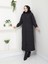 Nermin Büyük Beden Kadın Tesettür Içi Kürklü Tam Boy Kapitone Mont 4