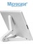 Apple iPad Mini 2024 8.3 Inch Tablet Için Bluetooth Klavye + Mouse + Tablet Standı - AL4514 Beyaz 2