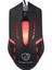 Gamy Siyah USB Kırmızı Tuşlu Q Gaming Oyuncu Klavye + Mouse Set Hyk-46 4